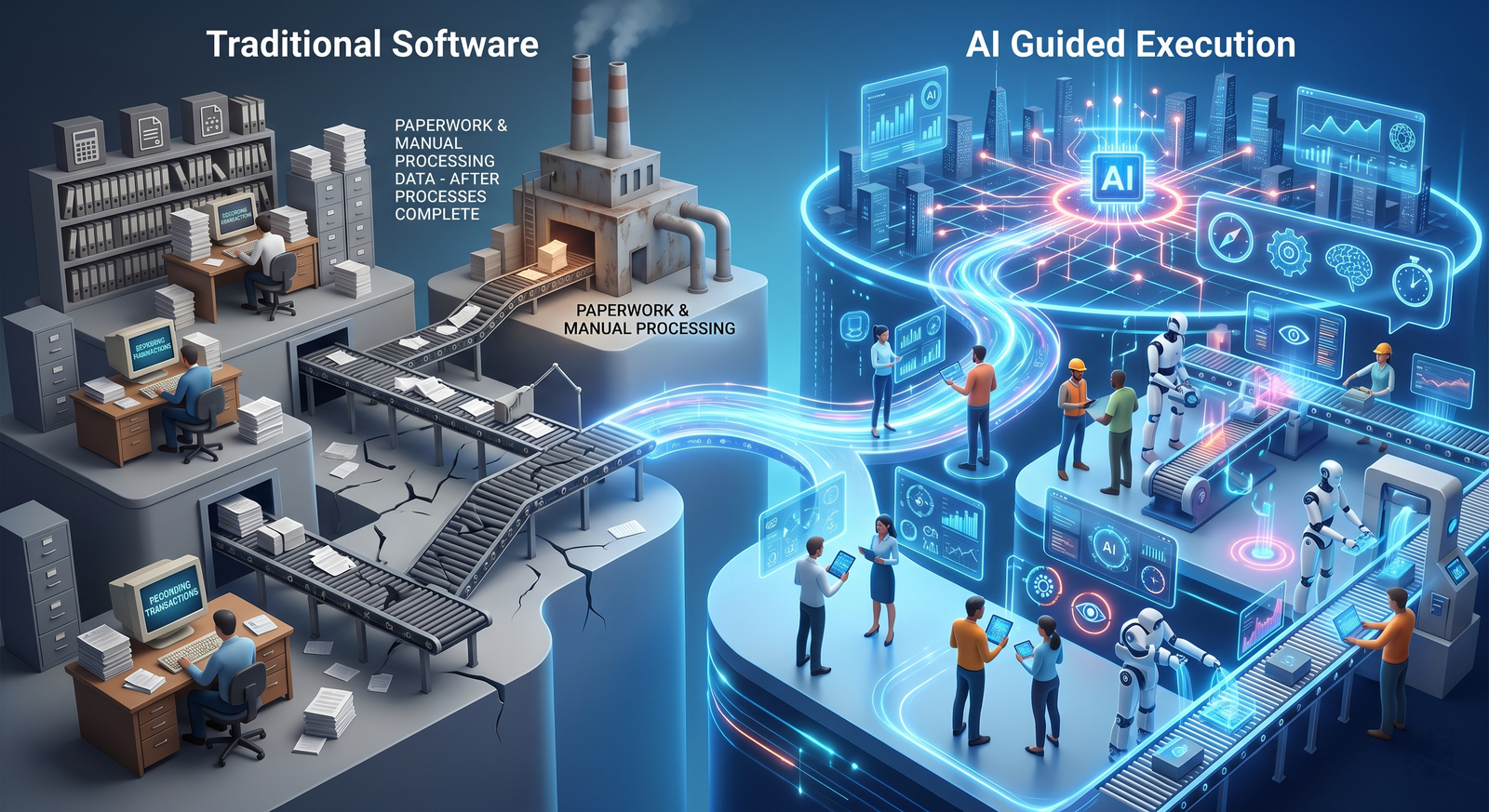 AI-guided execution in day-to-day workflows